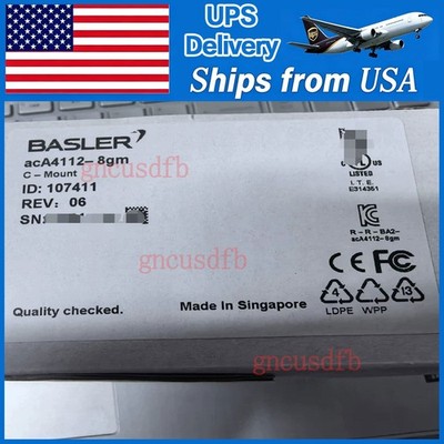 Brand New Basler acA4112-8gm Industrial Camera Fast Delivery