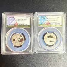 2013-S America the Beautiful 25C Proof Clad Great Basin & White Mountain