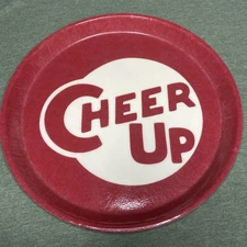 Retro Cheer Up Tray- Mid Modern Soft Drink Spiritual Rare Find