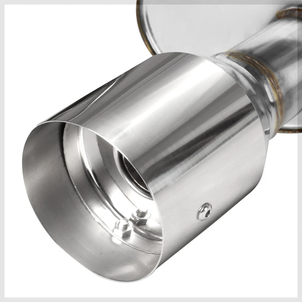 Silenciador duplo de aço inoxidável 4" ponta sistema de exaustão Catback para 04-08 Maxima A34 - Imagem 3 de 4