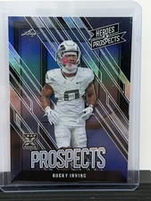 2024 Leaf Heroes & Prospects - Bucky Irving #140 Blue Foil 47/99 (RC) Tampa Bay