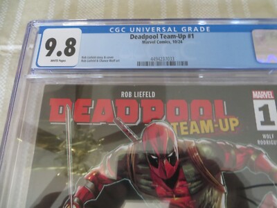 Marvel Comics CGC 9.8 Deadpool Team-Up #1 Rob Liefeld Direct Cover