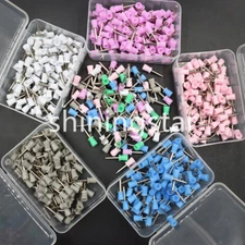 Webbed Dental Rubber Polishing Cup Prophy Bowl Brushes RA Latch Screw Snap-on