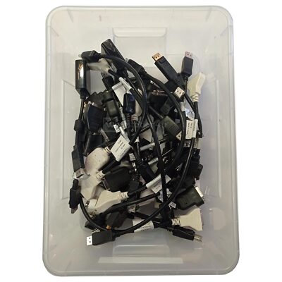 Lot Set Adapter DisplayPort DP auf DVI-D Länge etwa 25cm 0XT623 43N9160 023NVR