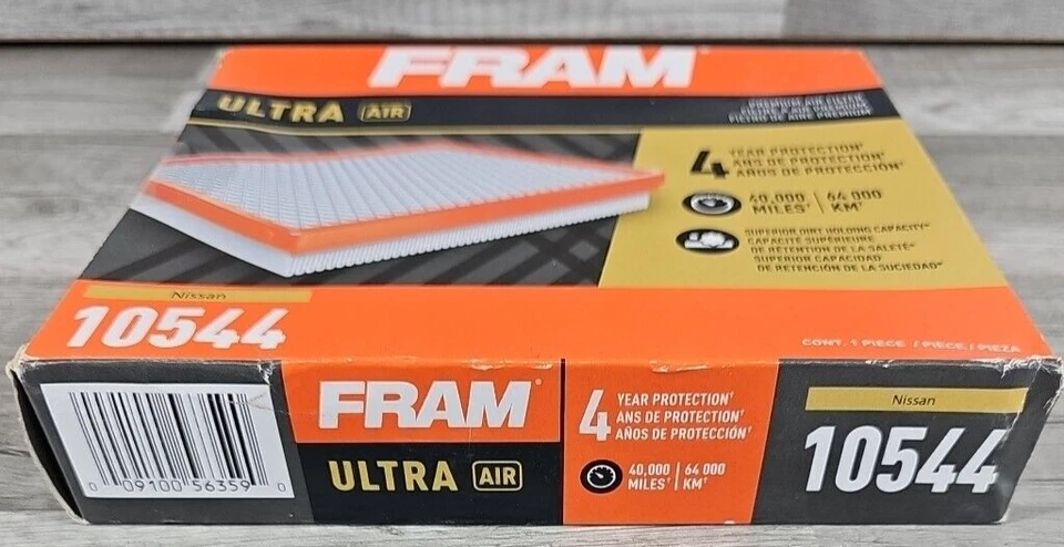 Fram Ultra Air Filter 10544 for Nissan - 4yr, 4K Mile, Premium Protection Foto 2 de 4