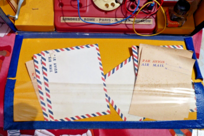 Intérieur De Boîte Poste Enfantine Transcar – Jouet Ancien Des Années 1950
