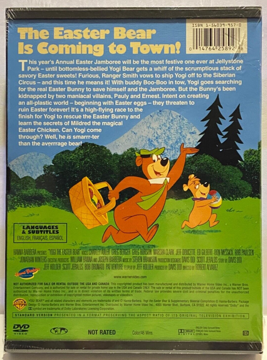 Yogi! The Easter Bear Is Coming to Town (DVD, 1993) NEW, FACTORY