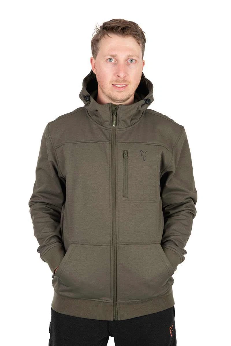 Fox Collection Soft Shell Jacket Green & Black / Carp Fishing