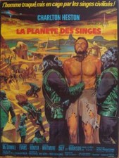 PLANET OF THE APES French Moyenne movie poster CHARLTON HESTON MASCII 1968