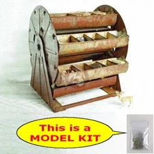 Resicast 1/35 Rotary Rack Warehouse Horizontal Shelf Stand (2 pieces) 352405