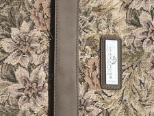 Vtg MCM Flower Power Bantam Travelware Suitcase 20" x 14  x 3  Pic show all flaws