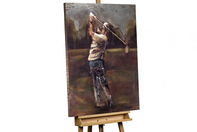KunstLoft  Metallbild 3D 'Hole in One' | Wanddeko 75x100x4,5cm