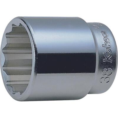 Ko-ken 6405M-27 Hex 3/4''Sq. Drive 12 Point Socket 27 mm L.53 mm
