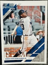 2019 Donruss Name Variation #87 Ronald Jose Acuna Blanco Jr. Atlanta Braves SP