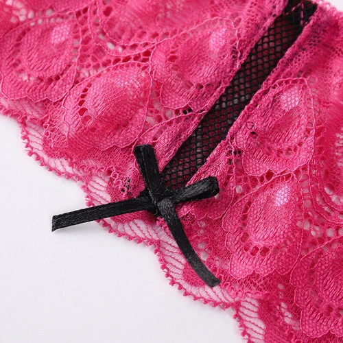 5 Pack Lot Sexy Womens Full Lace Panties Thong G string High Leg Underwear Brief - Picture 18 of 28