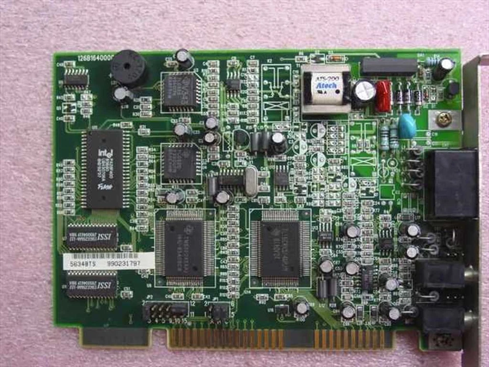 GVC 126B1640000A Internal ISA Fax Modem Card Jumpers/PnP - Image 3 of 4