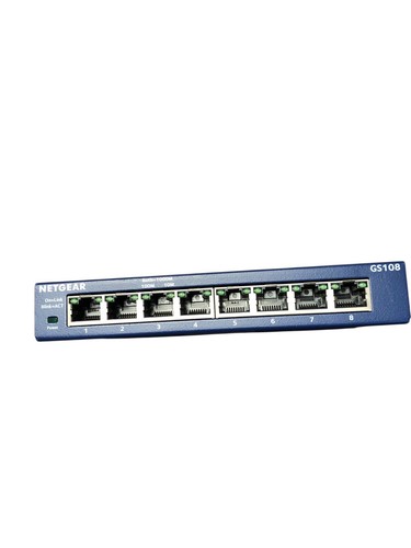 Netgear ProSafe GS108 v4 8-Port Gigabit Switch W/ Power Supply - Picture 2 of 4