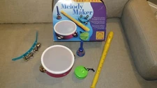 Discovery Toys Melody Maker 2001 rare tambourine maraca castanet recorder bells