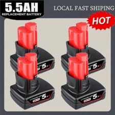 3.5Ah For Milwaukee Battery For M12 Lithium Cordless 12V 48-11-2420 Capacity 8Ah