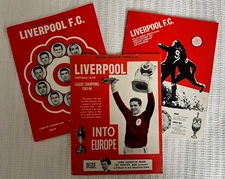 Bill Shankly - 3 x Liverpool FC Official Souvenirs 1964 1965 1966.