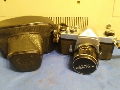 Asahi Pentax Spotmatic SP Camera with 1:1.8/55 Super Takumar Lens Cover Strap