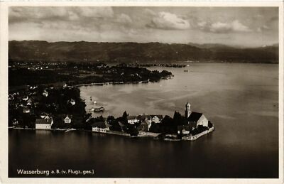 Old postcard AK WASSERBURG a. Lake Constance Germany (866049)