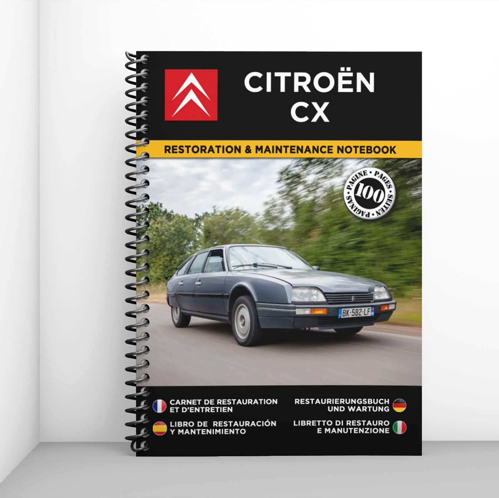 Carnet de restauration Citroën CX pour immortaliser l'histoire et la renaissance de votre icône