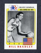 Bill Bradley Basketball USA Men's Team Olympic GOLD Medal Champion 83 Topps Card