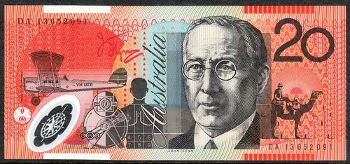 $20 STEVENS / PARKINSON LAST PREFIX DA 13 UNC - 第 1/1 張圖片