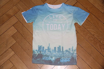 T-Shirt von H&M Gr. 146 152 10-12y mit Live for Today No Limits supreme