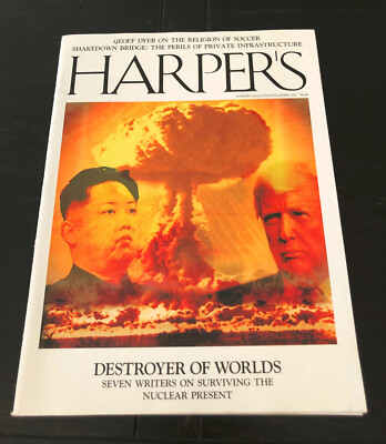 Harper's Magazine Mag Kim Jong Un North Korea Leader Donald Trump December 2017