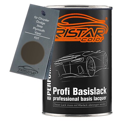 Autolack für Chrysler Dodge Jeep Plymouth Viper FDT Dark Titanium Metallic 1,0L