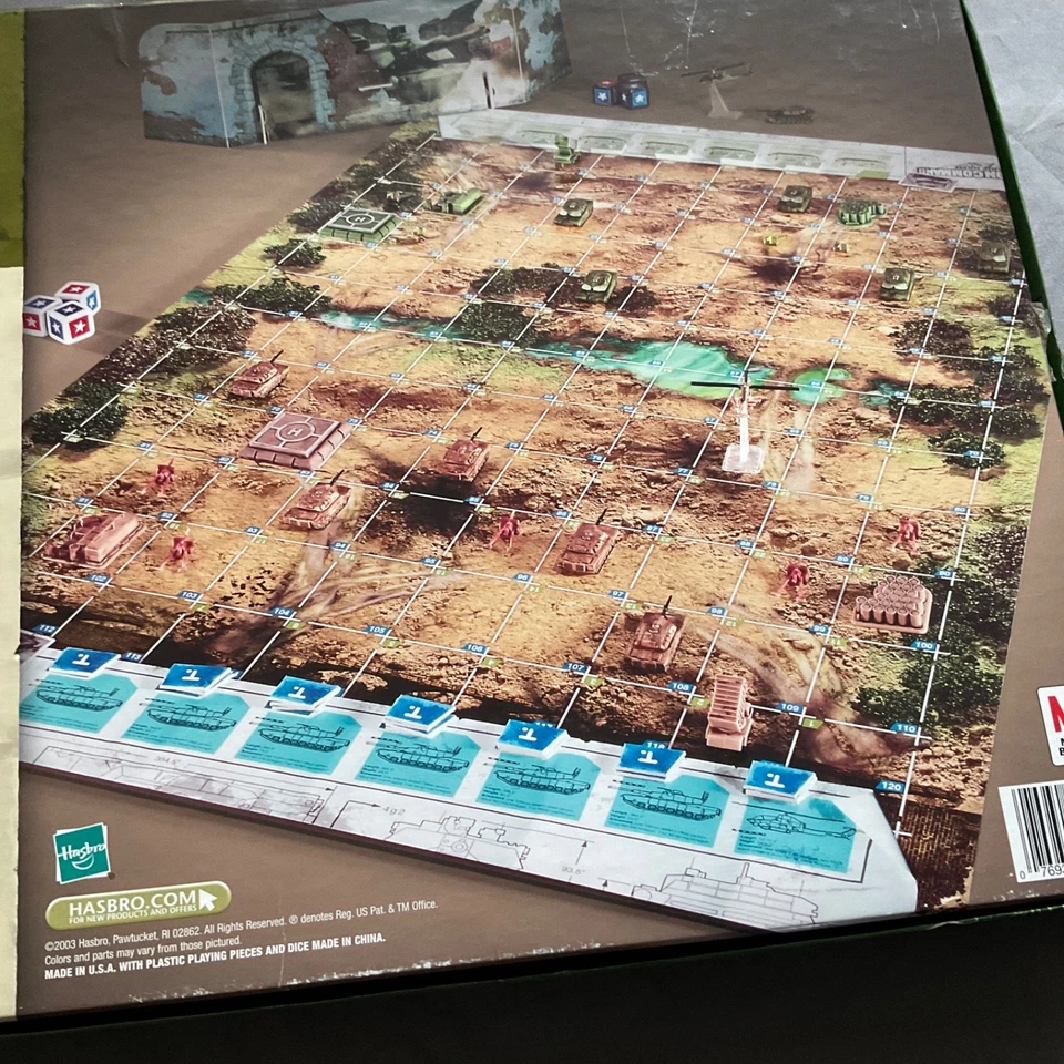 MB Mission Command Land Game Tactical War 8+ Vintage 2003 - Preloved GC - Image 3 of 4