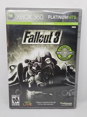 Fallout 3 (Microsoft Xbox 360, 2008) Greatest Hits Clean Bethesda 