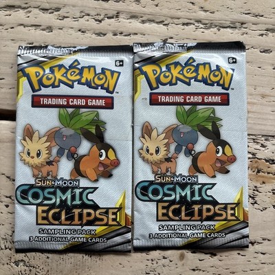 Pokémon Sun & Moon Cosmic Eclipse Sample Packs Sealed 2019 X 2
