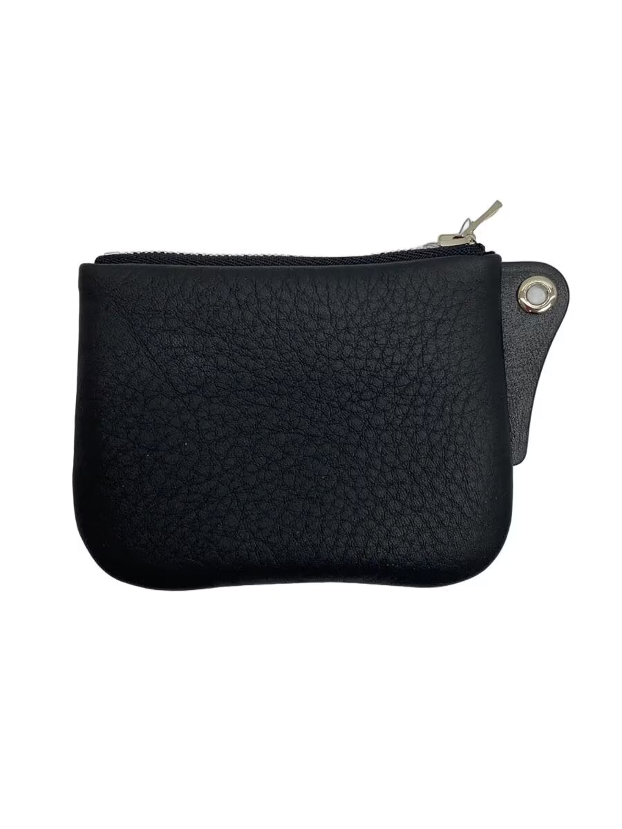 WILD SWANS Coin Case, Cowhide Leather, Black, Men's View 2