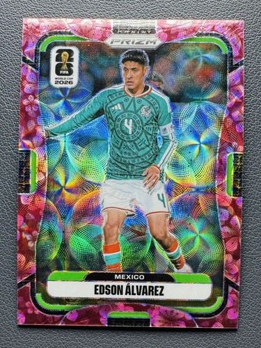 2026 Panini Prizm World Cup Edson Alvarez #292 Choice Plum Blossom /8 SSP Mexico