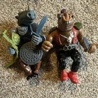 Teenage Mutant Ninja Turtles BeeBop Rocksteady Bad Guys Accessories 1988 Vintage