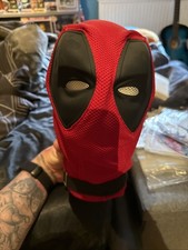 Deadpool Mask On Mannequin Head For Display
