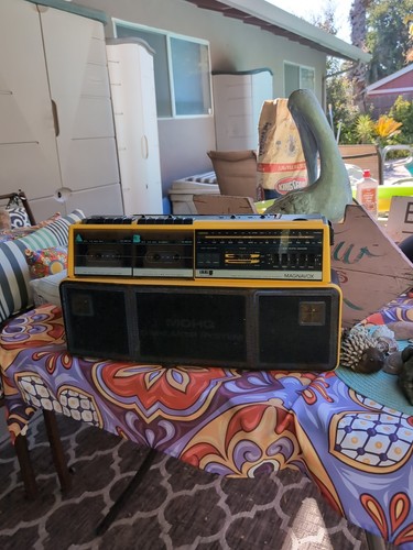 Radio Boombox Magnavox Modelo Número D Doble Cubierta Estéreo Radio Cassette... - Imagen 4 de 24