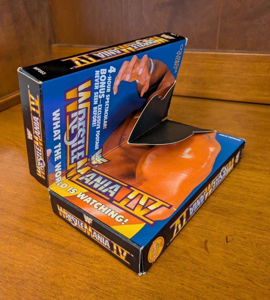 WWF Wrestlemania 4 vhs Andre the Giant Hulk Hogan rare htf - Image 2 of 4