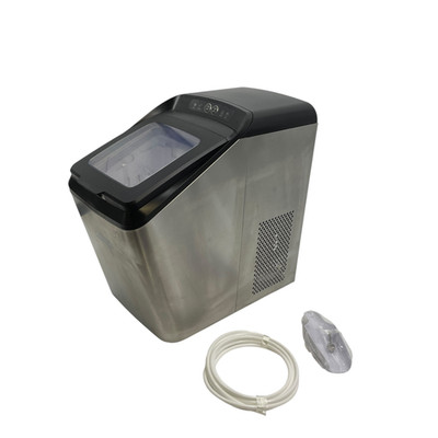 Iceman Countertop Nugget Ice Maker 3lb. Waterline-Compatible Stainless Steel(AR)