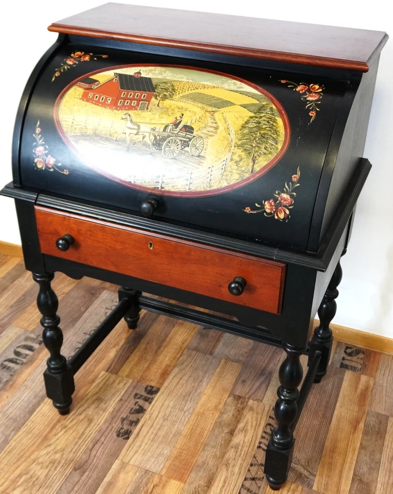 Roll Top Schreib-Sekretär der Fa. Pulaski (USA ), Antiquarische Rarität !