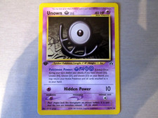 UNOWN U 51/75 POKEMON CARD (NEO DISCOVERY SET) NM. non-holo