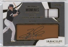 2020 Immaculate Debut Moments Relics Tan Leather 61/99 Zack Collins Auto z7j