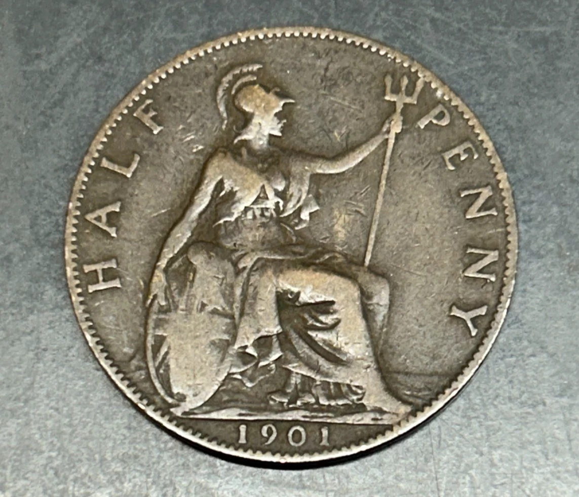 1901 Year UK Half Pennies | eBay