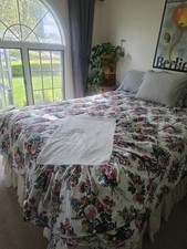 RARE VINTAGE RALPH Lauren ELAINE/Valerie Queen COMFORTER and BEDSKIRT