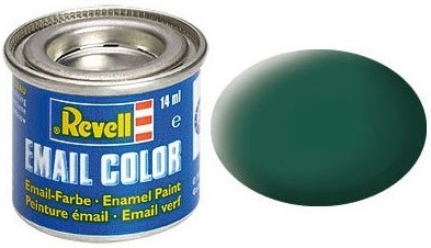 REVELL - Matte Green Enamel Paint 14ml - - REV32148