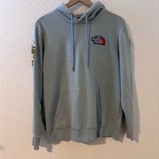 The North Face Men's Blue California Patch Hoodie Size L