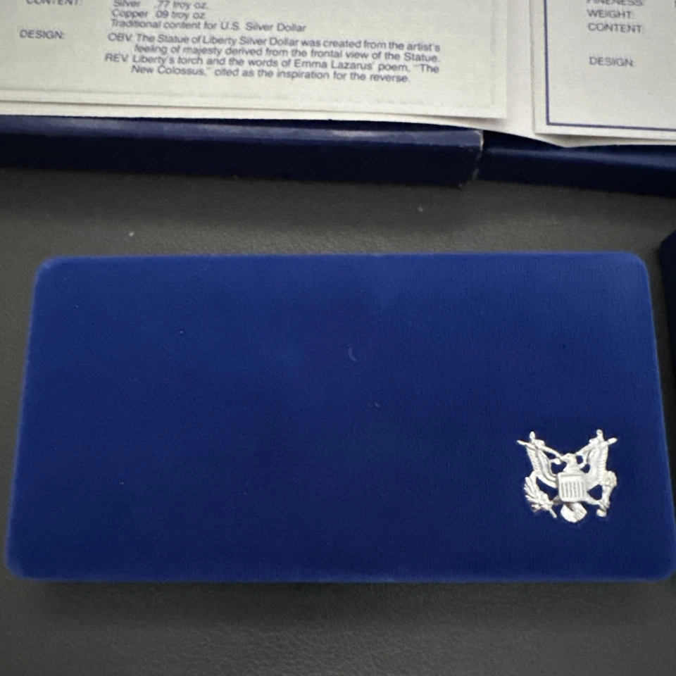 United States Liberty Coins 1886-1986 With Case MINT Condition - Image 4 of 4